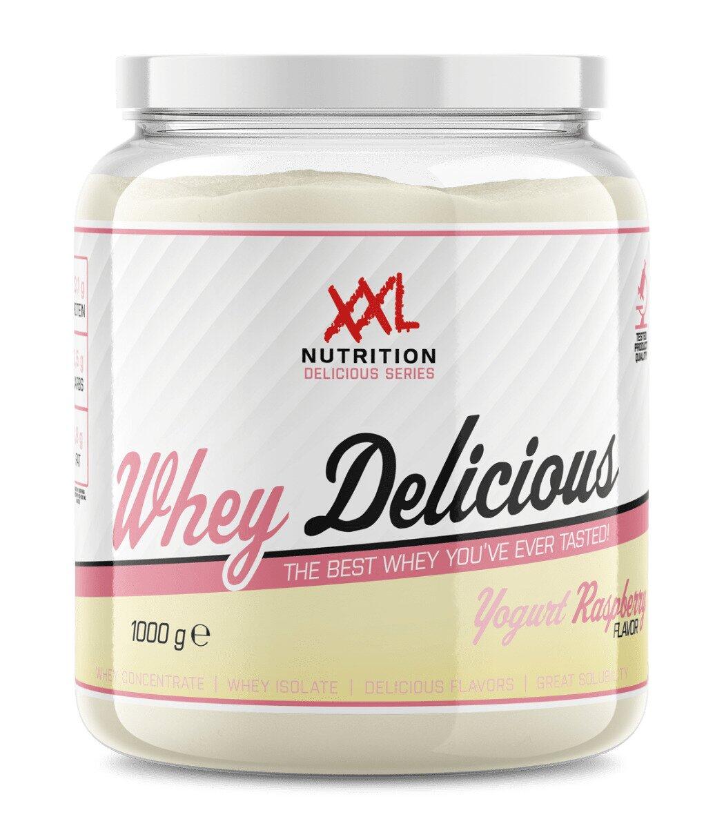 XXL NUTRITION Whey Delicious - Proteïne Poeder - Yoghurt / Framboos - 1000 gram
