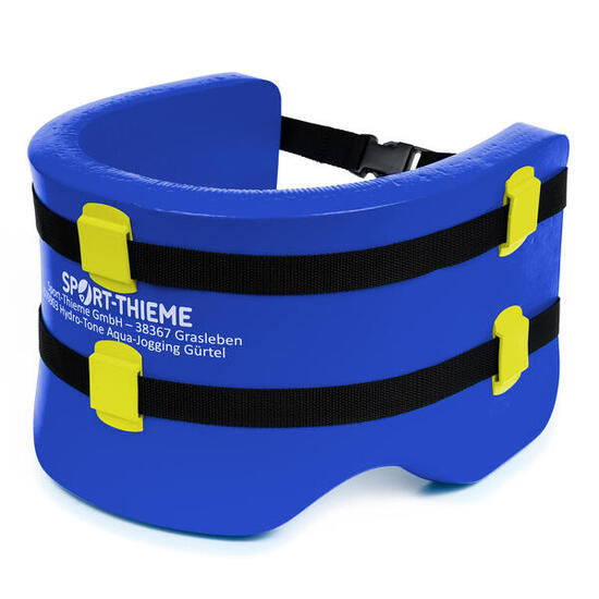 Aqua-Jogging-Gürtel Hydro-Tone Medium Aquafitness Unisex Blau, Gurt Schwarz