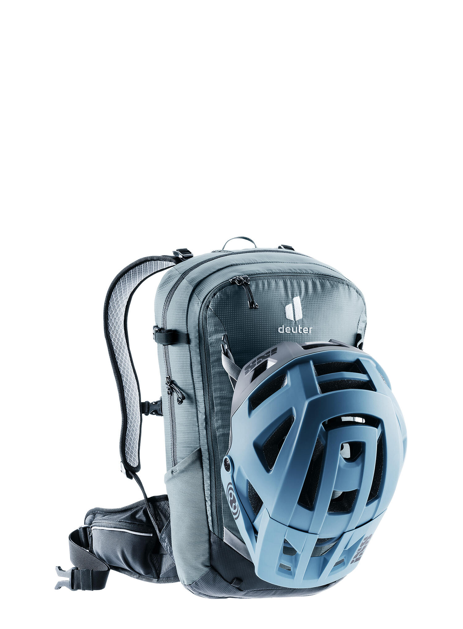 Sac à dos VTT Deuter Flyt 14 graphite noir 14L Airstripes ventilé TÜV/GS 6/6