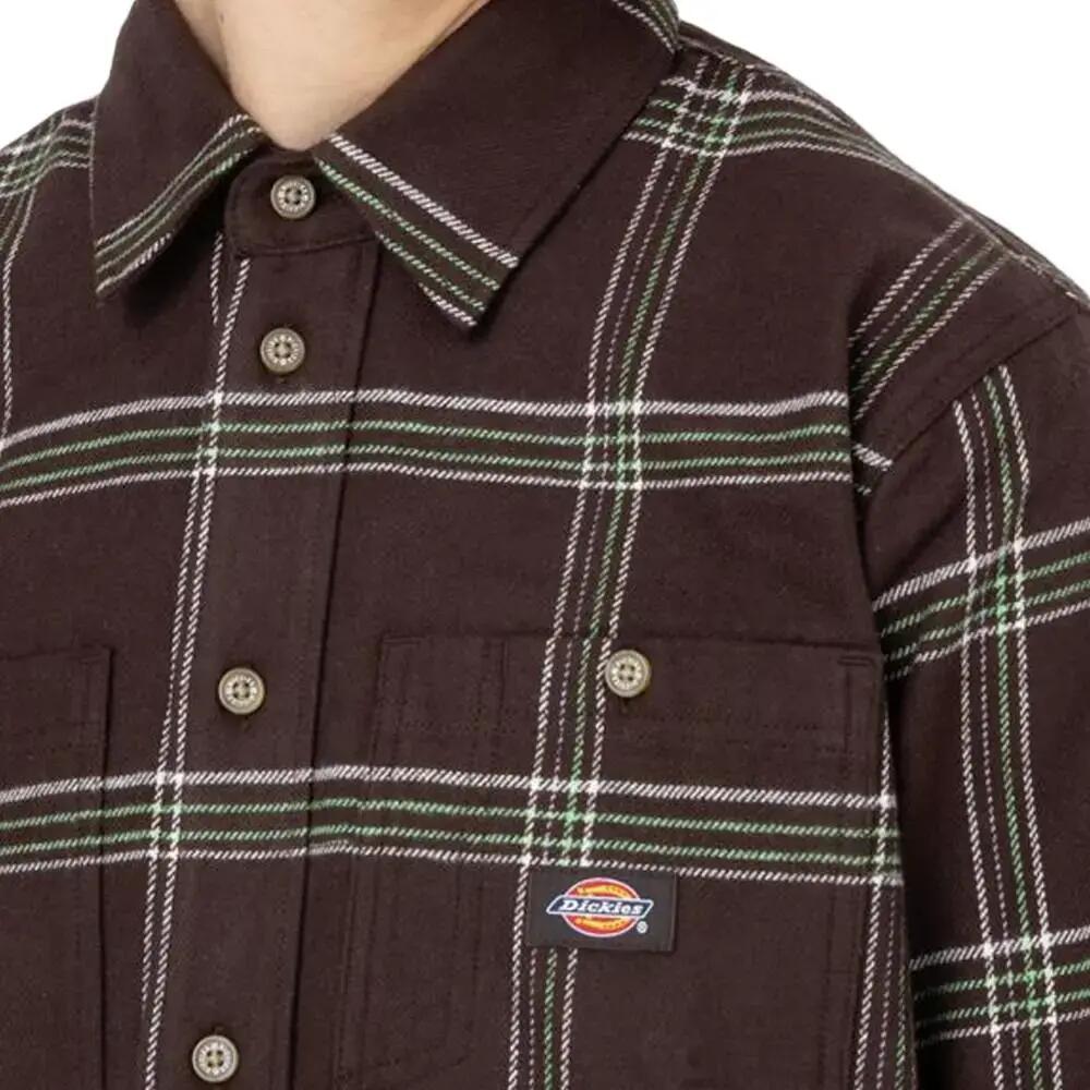 Men's Dickies Warrenton Brown/Green Shirt 4/4
