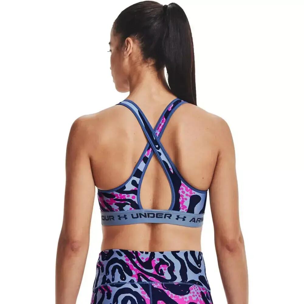 Női Under Armour Crossback Mid Print melltartó 2/2