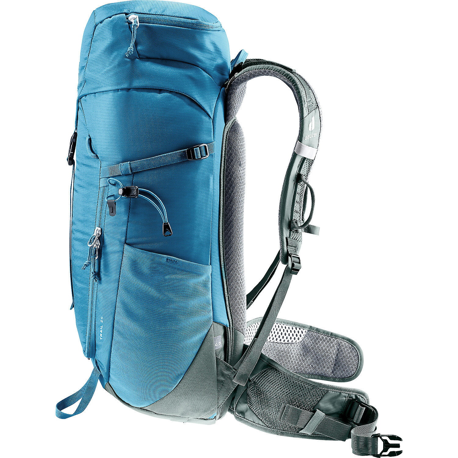 Mochila Deuter Trail 24 Wave Ivy 24 L ventilada en materiales reciclados 4/7