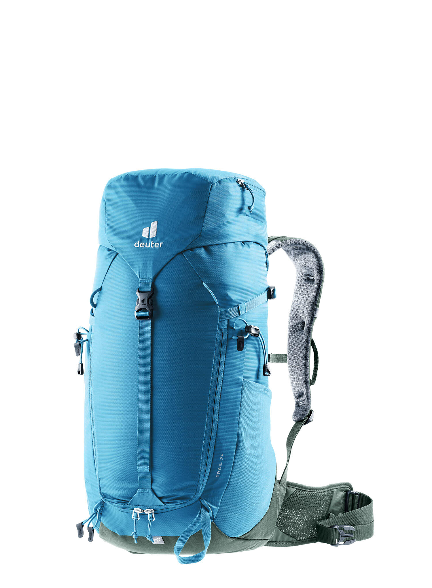 Mochila Deuter Trail 24 Wave Ivy 24 L ventilada en materiales reciclados 7/7