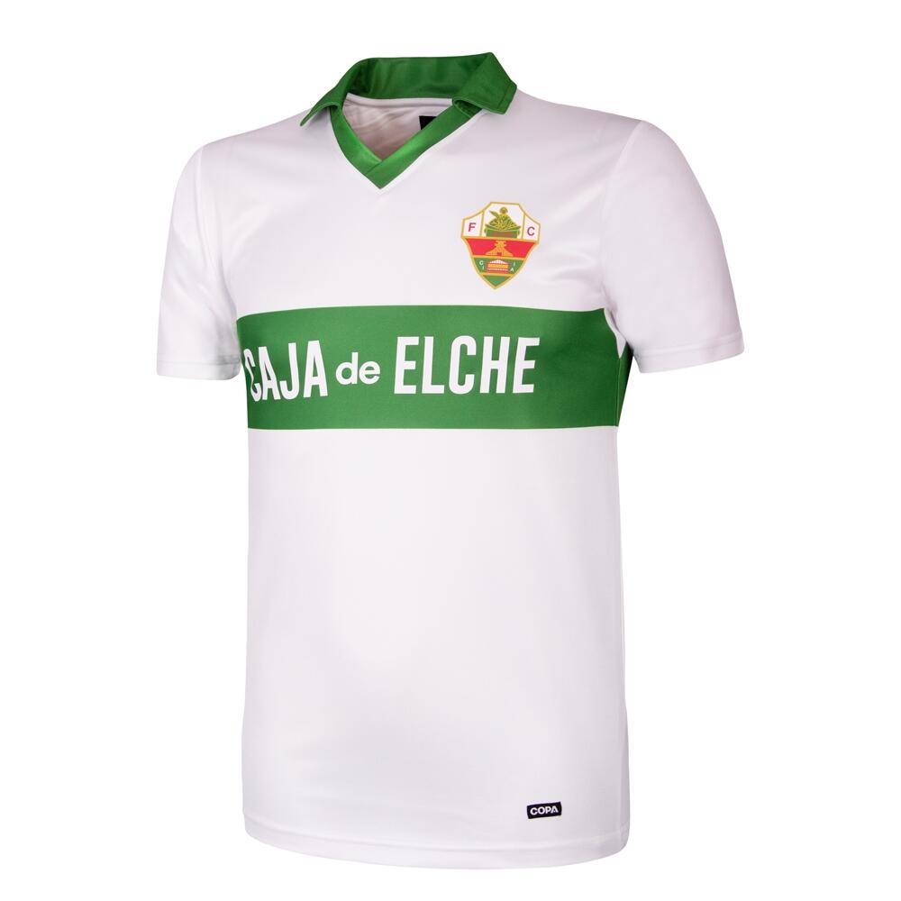 COPA FOOTBALL Camiseta de Fútbol Retro - Adulto - Elche CF 1987 - 88 - Blanco