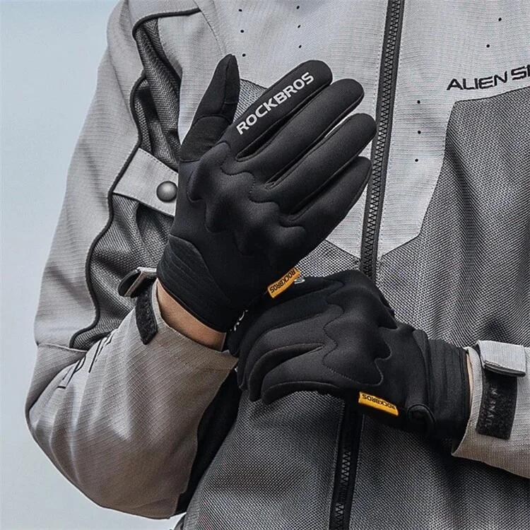 Par de guantes de ciclismo exteriores antideslizantes con pantalla táctil 6/6