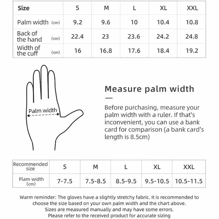 Par de guantes de ciclismo exteriores antideslizantes con pantalla táctil 4/6