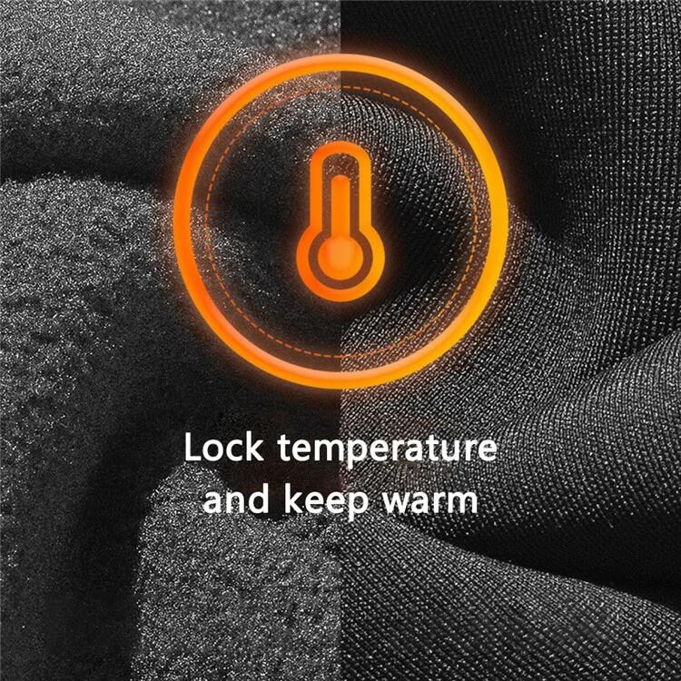 Cagulă adulți protecție vânt, călduroasă negru