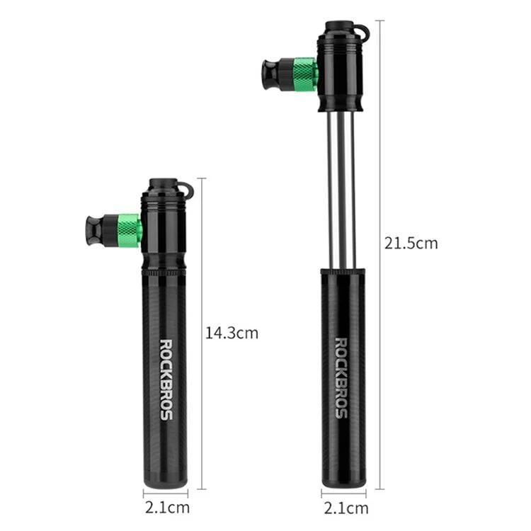 Pompa per bicicletta portatile ROCKBROS alta pressione 110 PSI con bocchetta 6/7