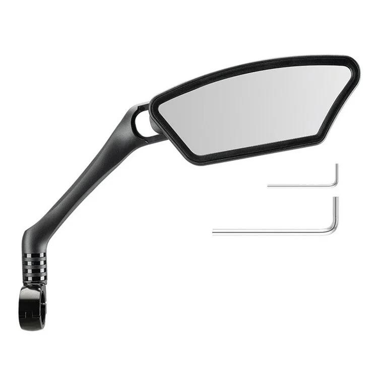 ROCKBROS Espelho retrovisor para bicicleta de aço inoxidável, rotação de 360° - Direito