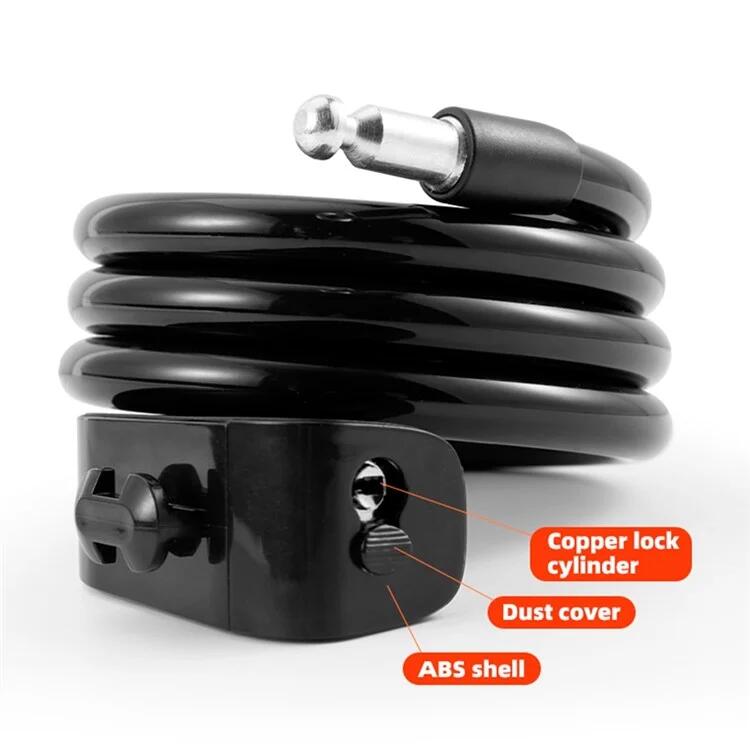 Antivol de Vélo ROCKBROS RKS515 Enroulable en Acier 5/7