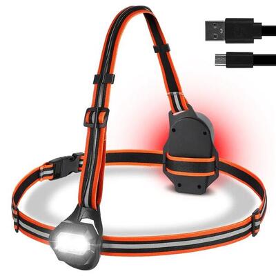 Giubbotto con LED di sicurezza WEST BIKING. impermeabile IPX4
