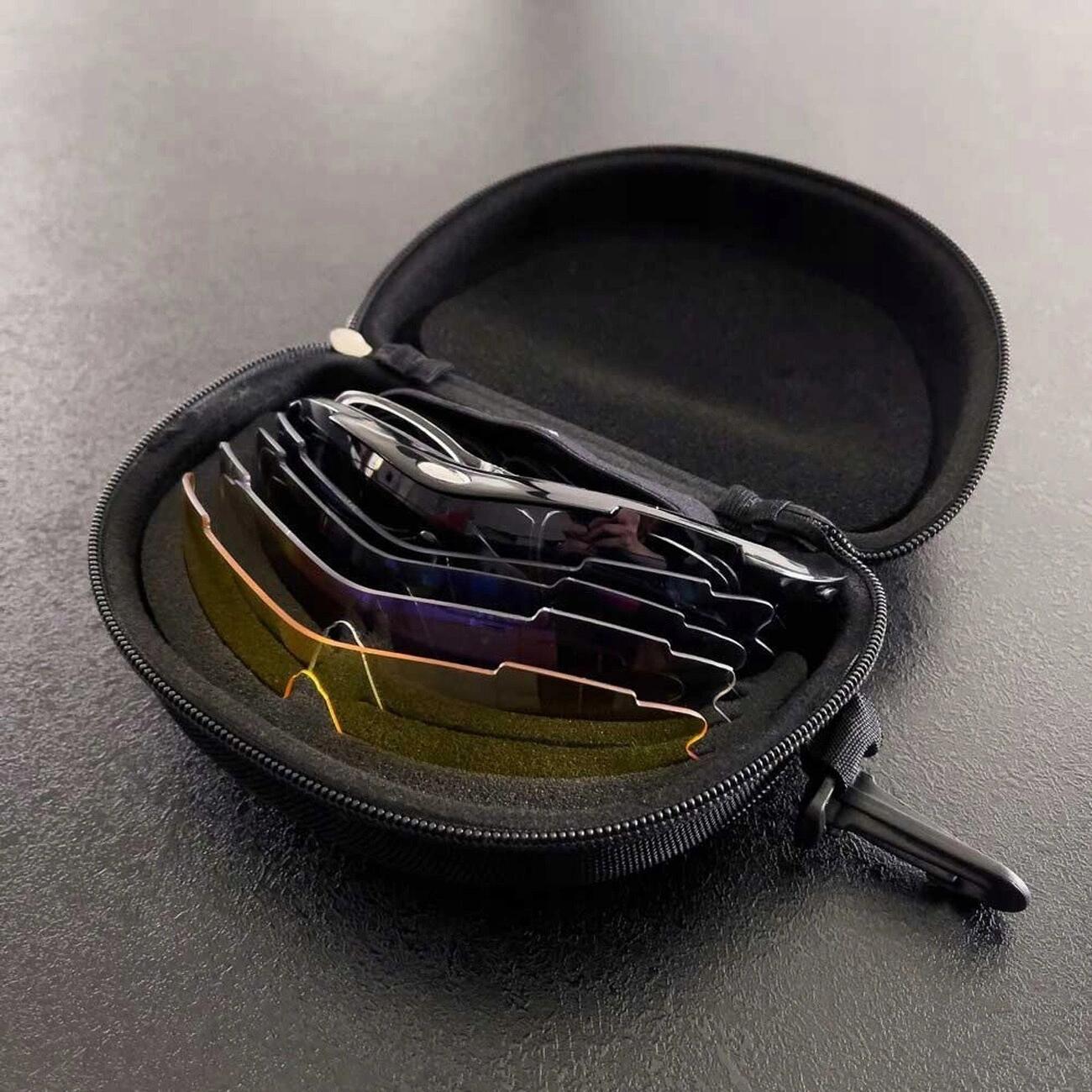Rockbros 10003 Polarisierte Fahrradbrille - Schwarz 5/7