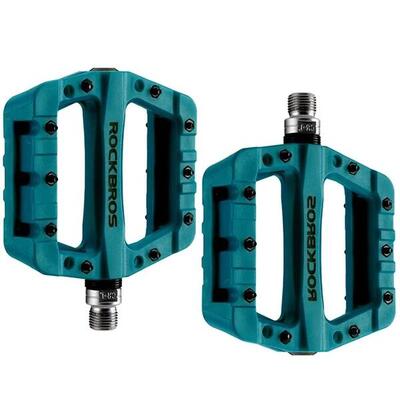 Ultraleichte blaue Mountainbike-Pedale aus Nylon
