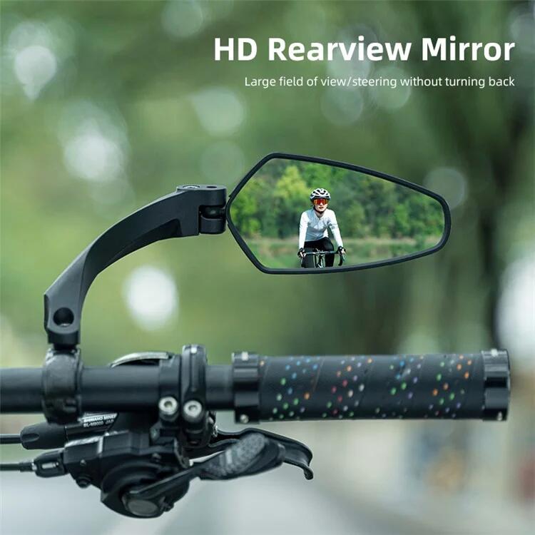 Oglindă retrovizoare biciclete rotatie 360°, ajustabilă FK-212, negru
