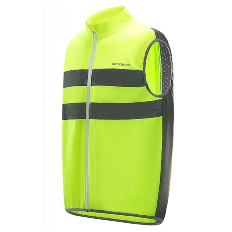 Rockbros - Gilet Réfléchissant En Polyester Veste De Sécurité Nocturne - Gilet De Visibilité - 40 M - Decathlon