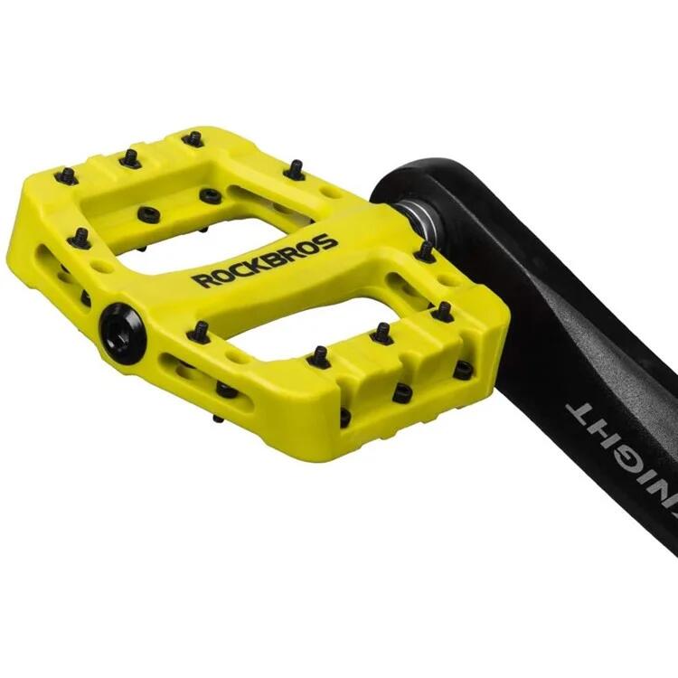 Pedales de bicicleta de montaña de nylon ultraligeras - Verde 3/7