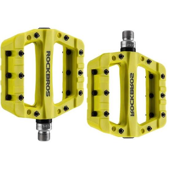 Ultraleichte grüne Mountainbike-Pedale aus Nylon