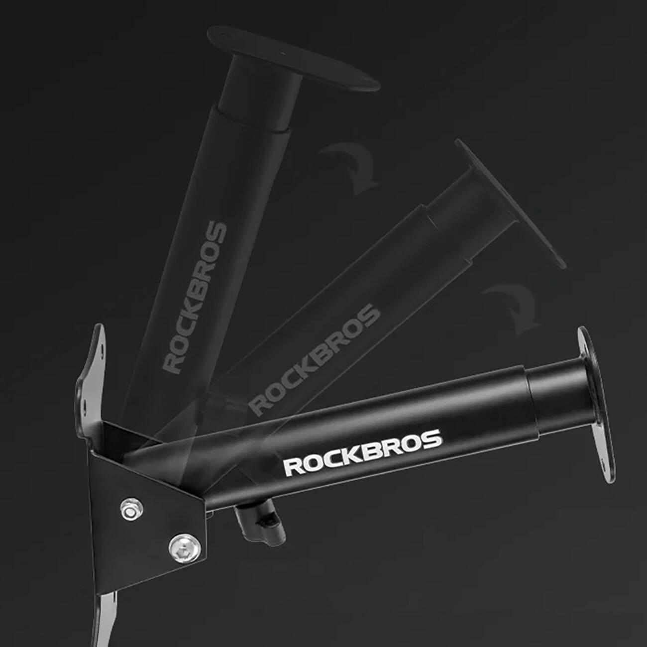 Suporte de parede para bicicleta Rockbros - Preto 5/7