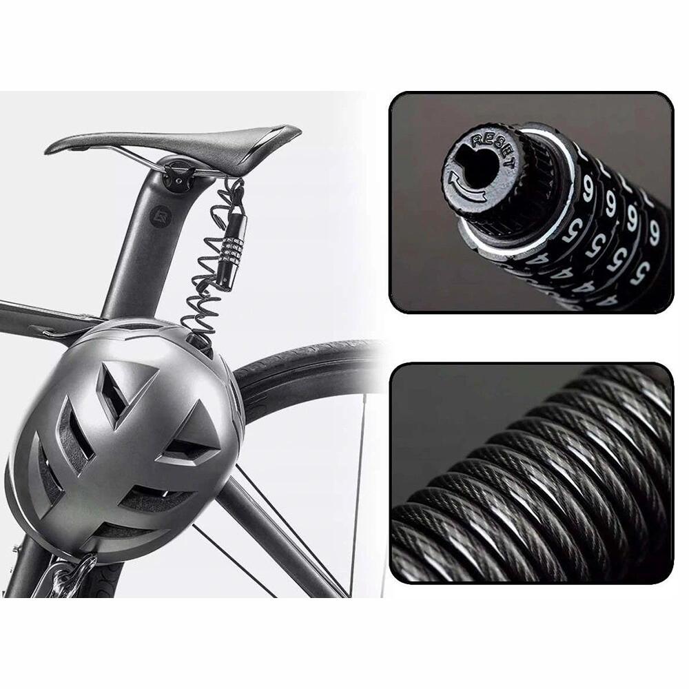 Fahrradschloss Rockbros T609 mit Zahlenkombination, 1,5 m lang 4/7