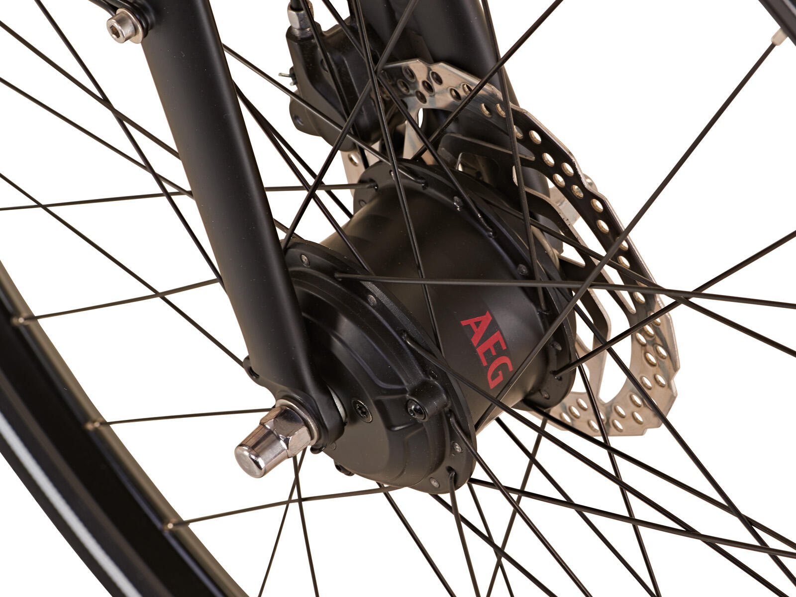 Urbanicer, dames E-bike, 28", 8 sp, 7Ah naafaccu, zwart 2/4