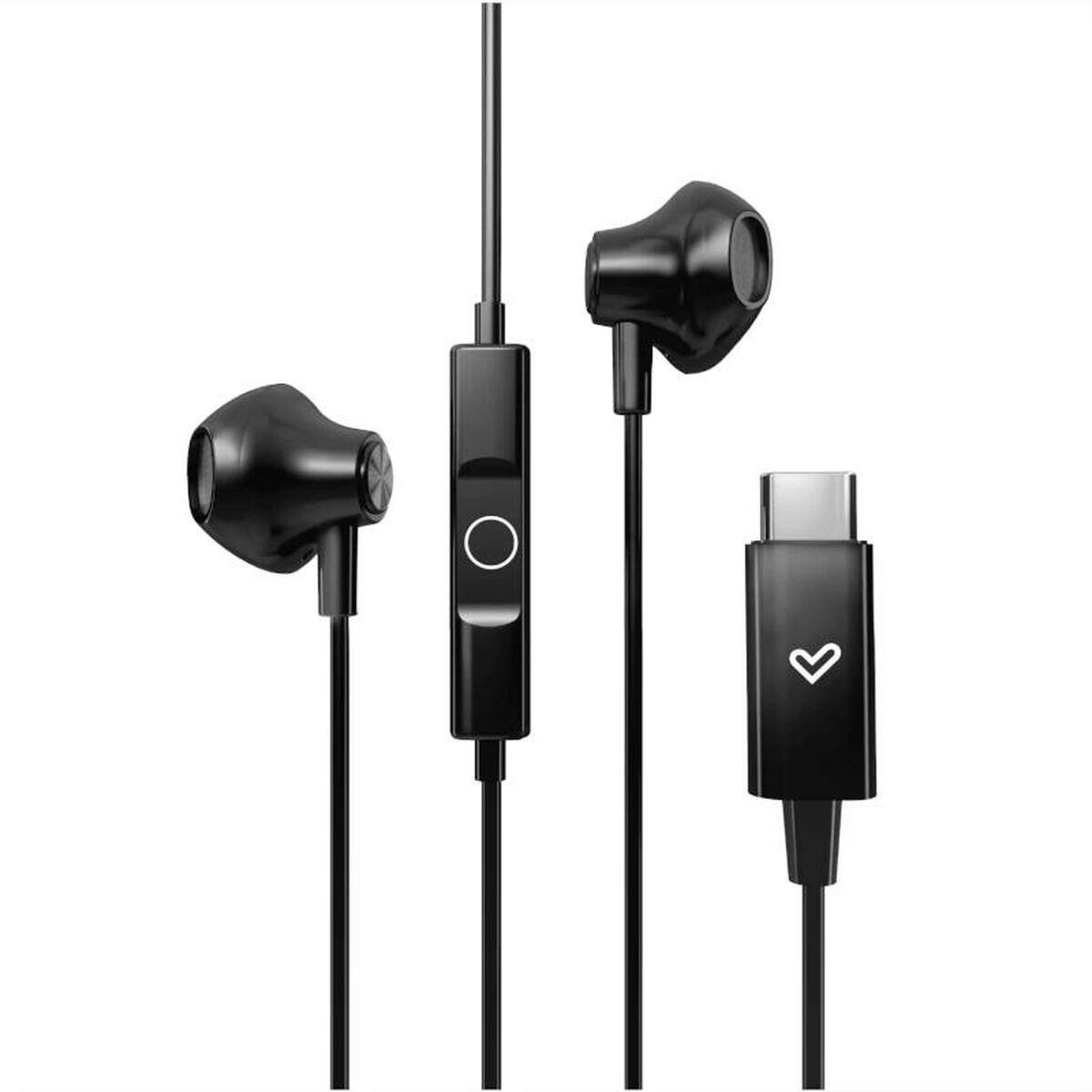 Auriculares de botão Energy Sistem EasyPods Type C Space Preto 2/4