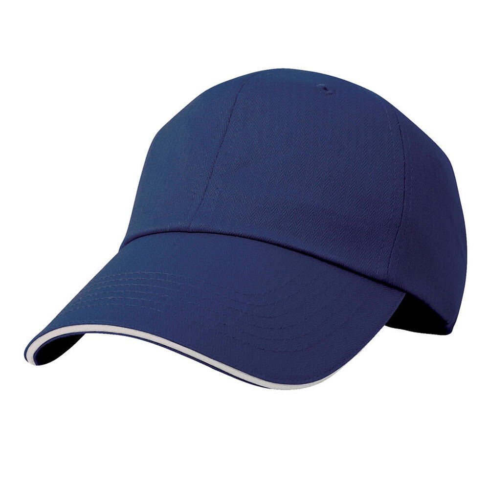 Gorra de Espiguilla Marino, Blanco 2/2