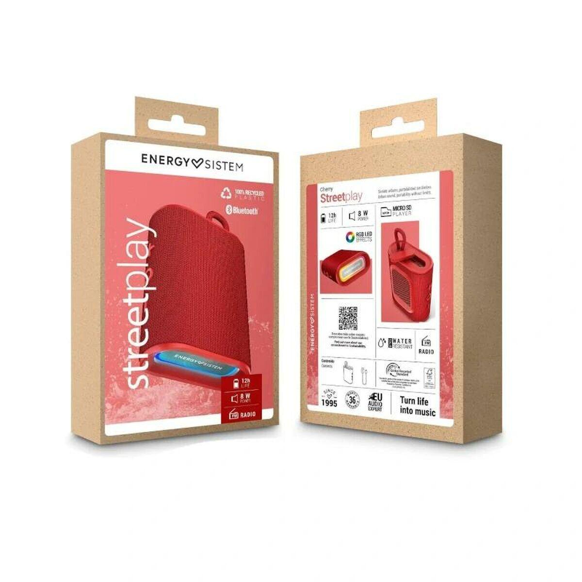 Altavoz Bluetooth Portátil Energy Sistem StreetPlay Cherry Rojo 4/4