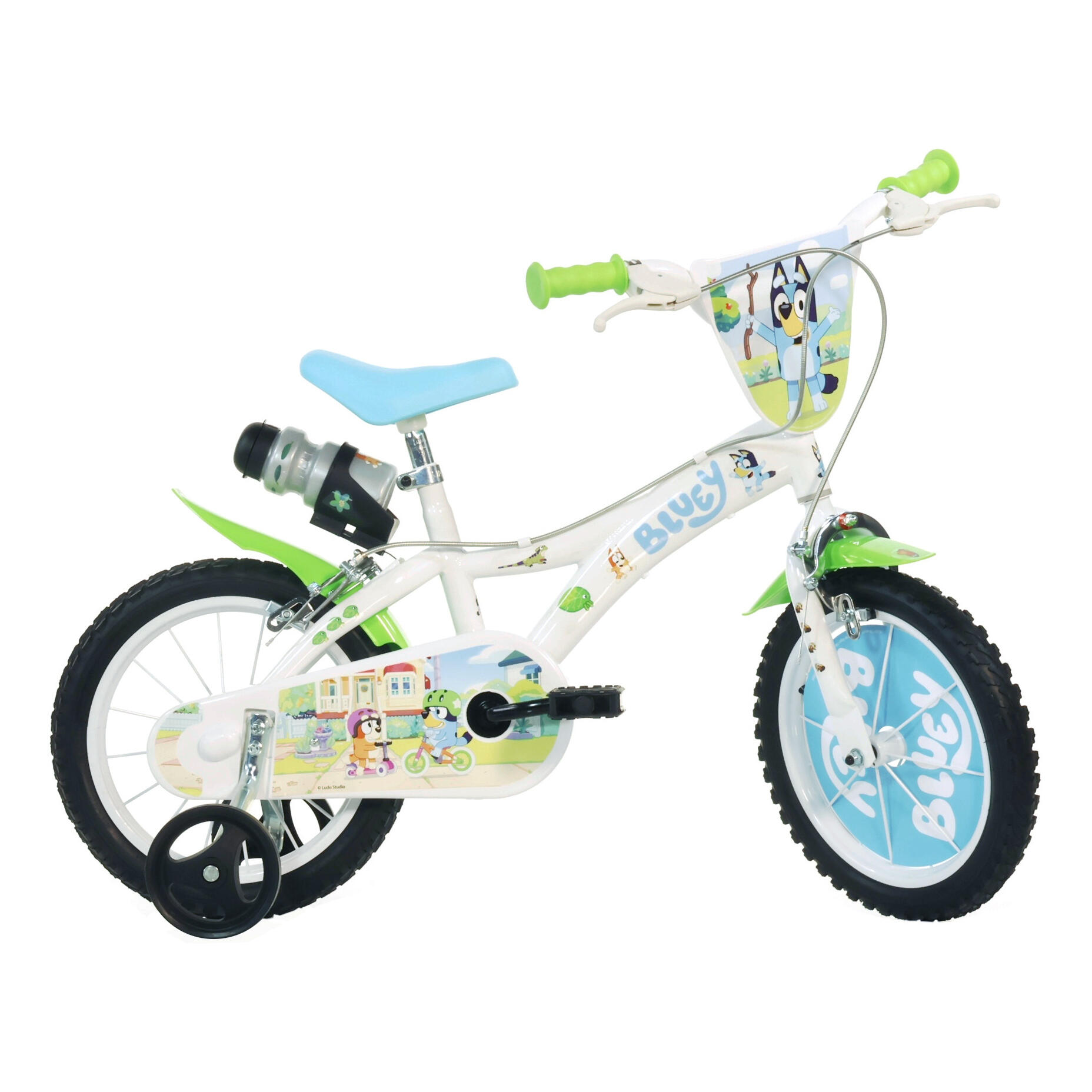 Bicicleta de criança 14 polegadas bluey 4-6 anos