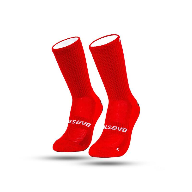 CALSOVO - Chaussettes antidérapantes - Taille unique - Football