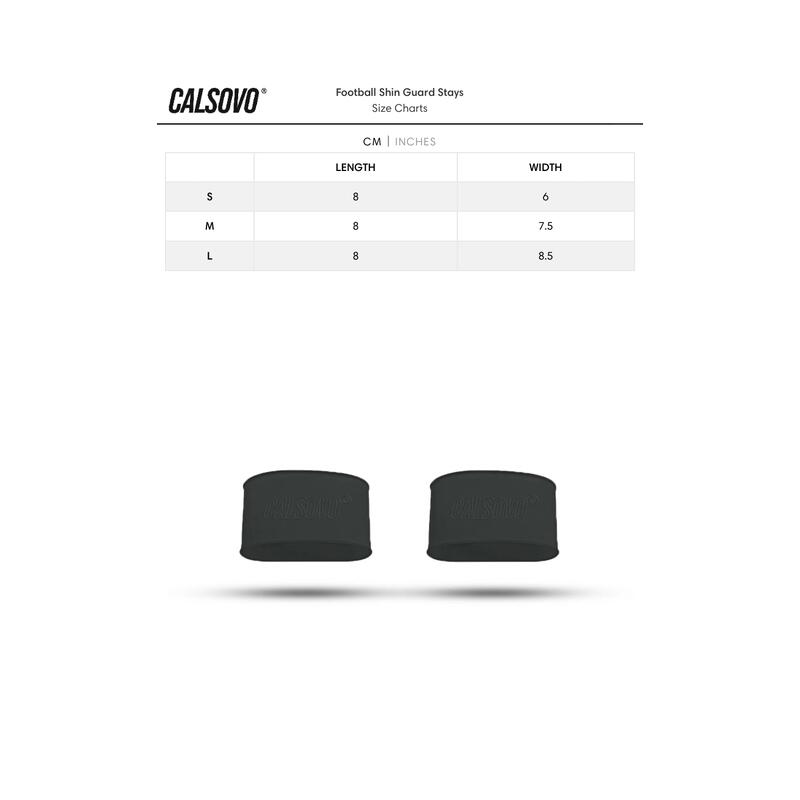 CALSOVO - Bandes élastiques de maintien - Blanc - Silicone - Football