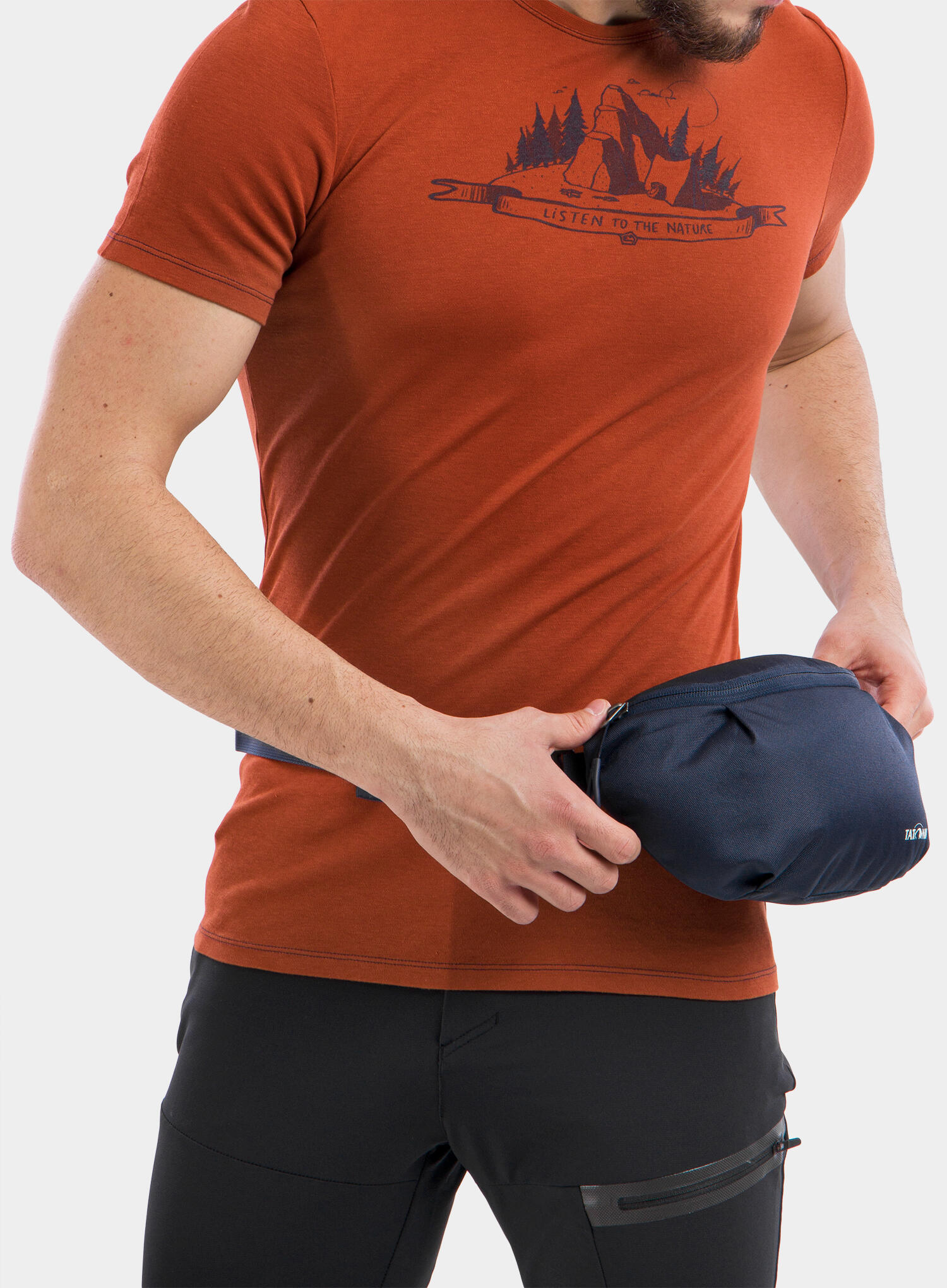 Поясная сумка Tatonka Hip Belt Pouch тёмно-синяя — фото 5