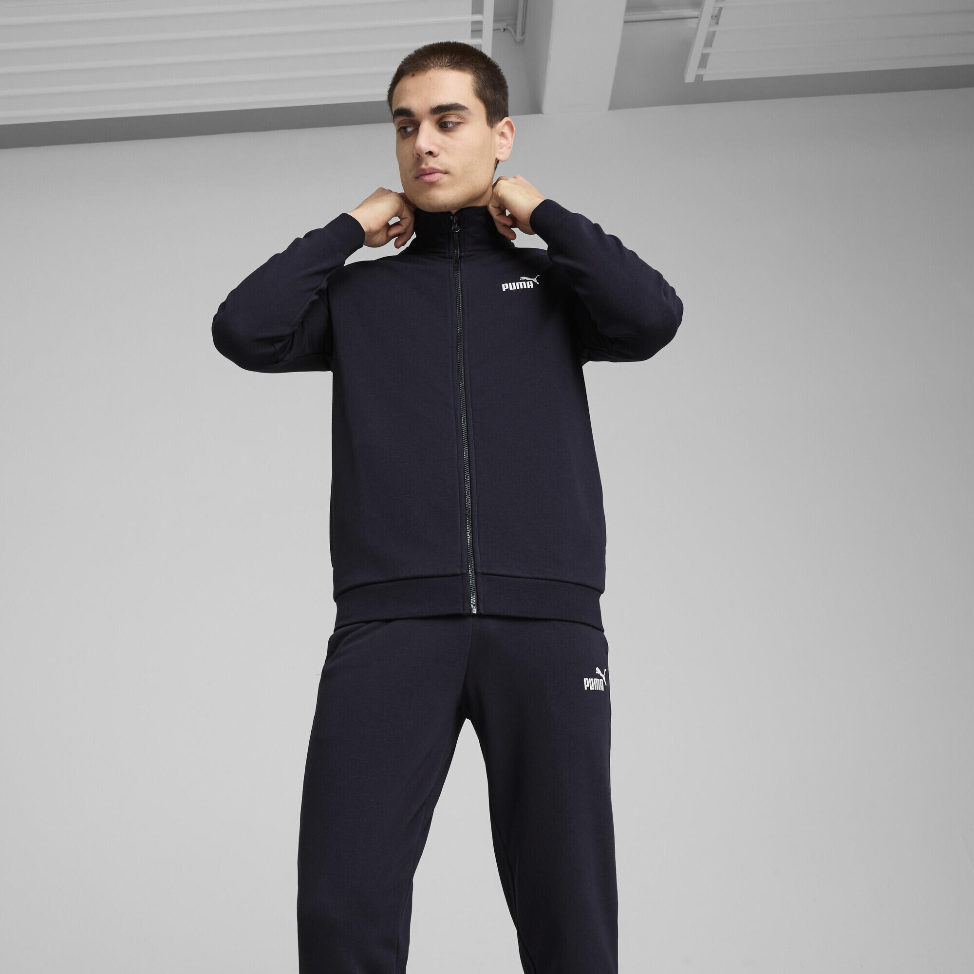 Agasalho Puma Ess Sweat Suit Tr, Azul, Homens 4/7