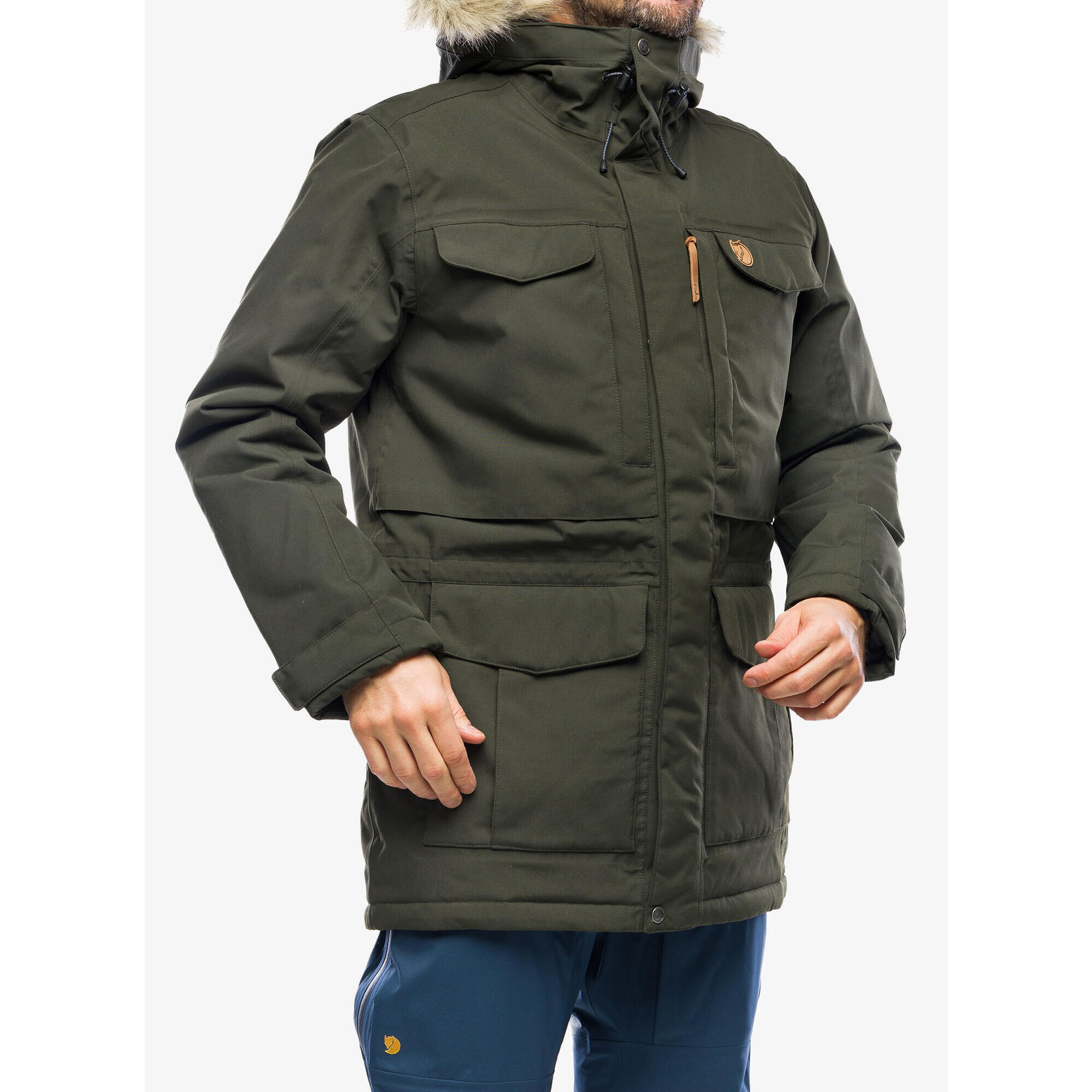 Fjallraven - Veste D'Hiver Homme Fjällräven Nuuk Parka - Blouson - Vert - Decathlon