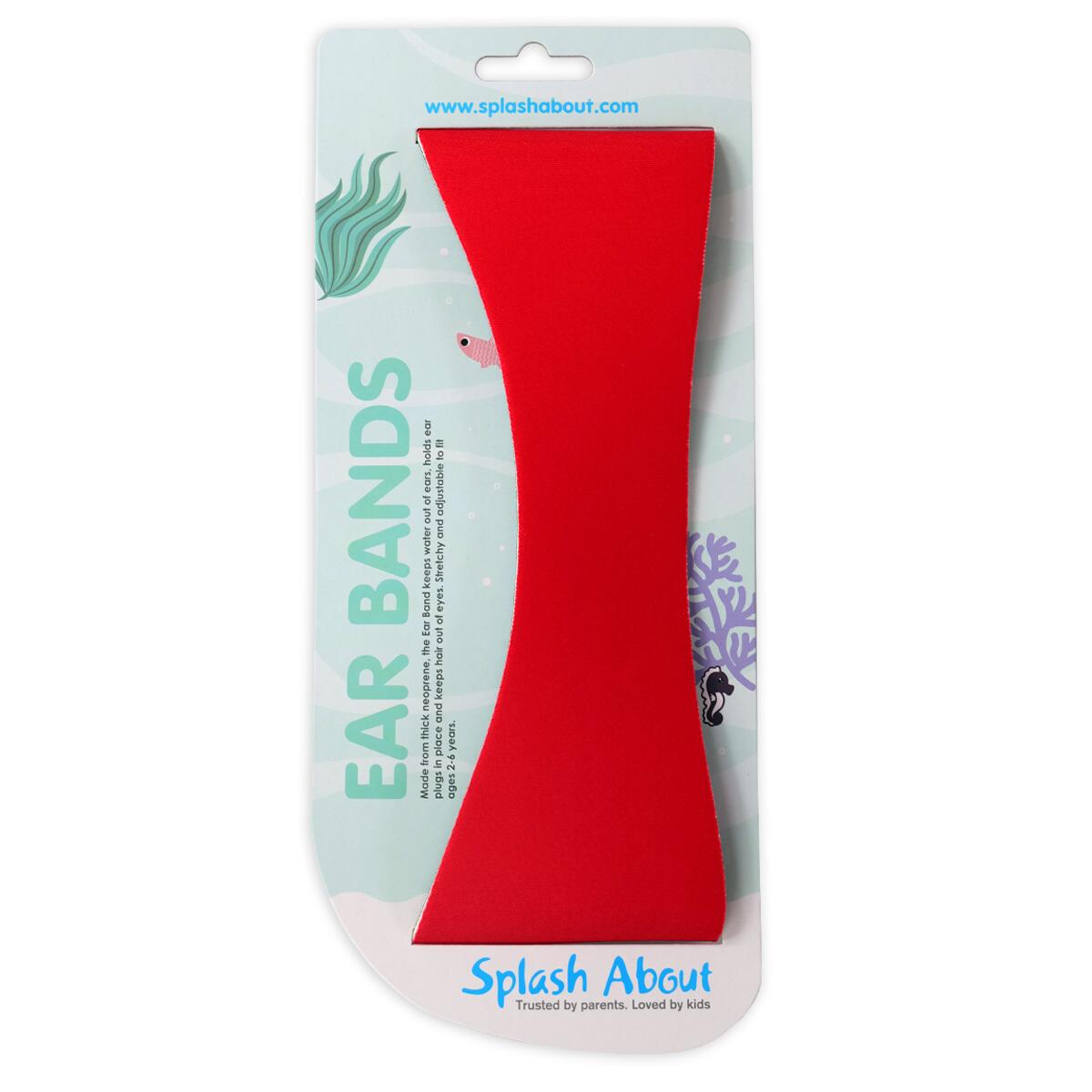 SPLASH ABOUT Splash About Red Swimming Earband