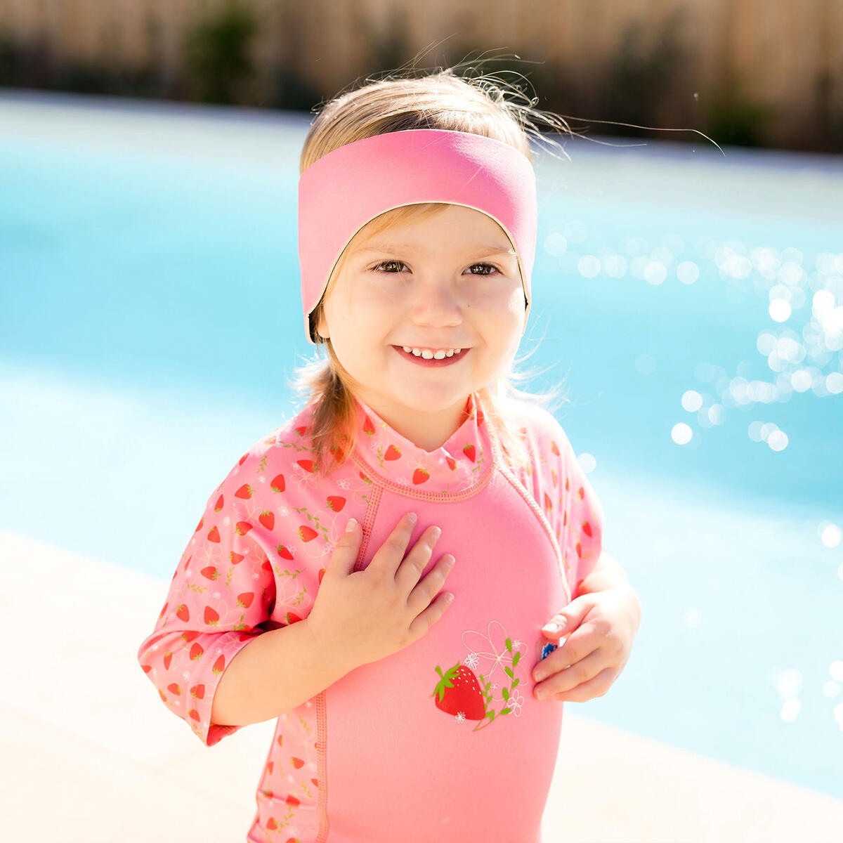 Splash About Pink Swimming Earband 3/5