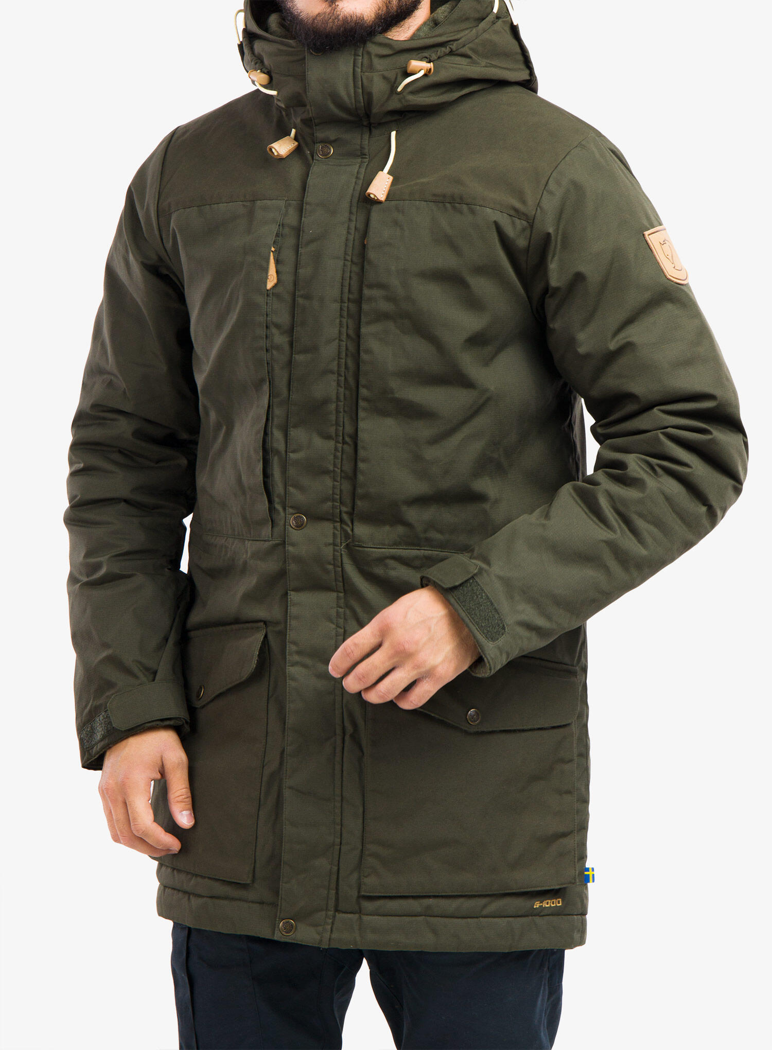 Kurtka ocieplana męska Fjallraven Singi Wool Padded Parka 3/7
