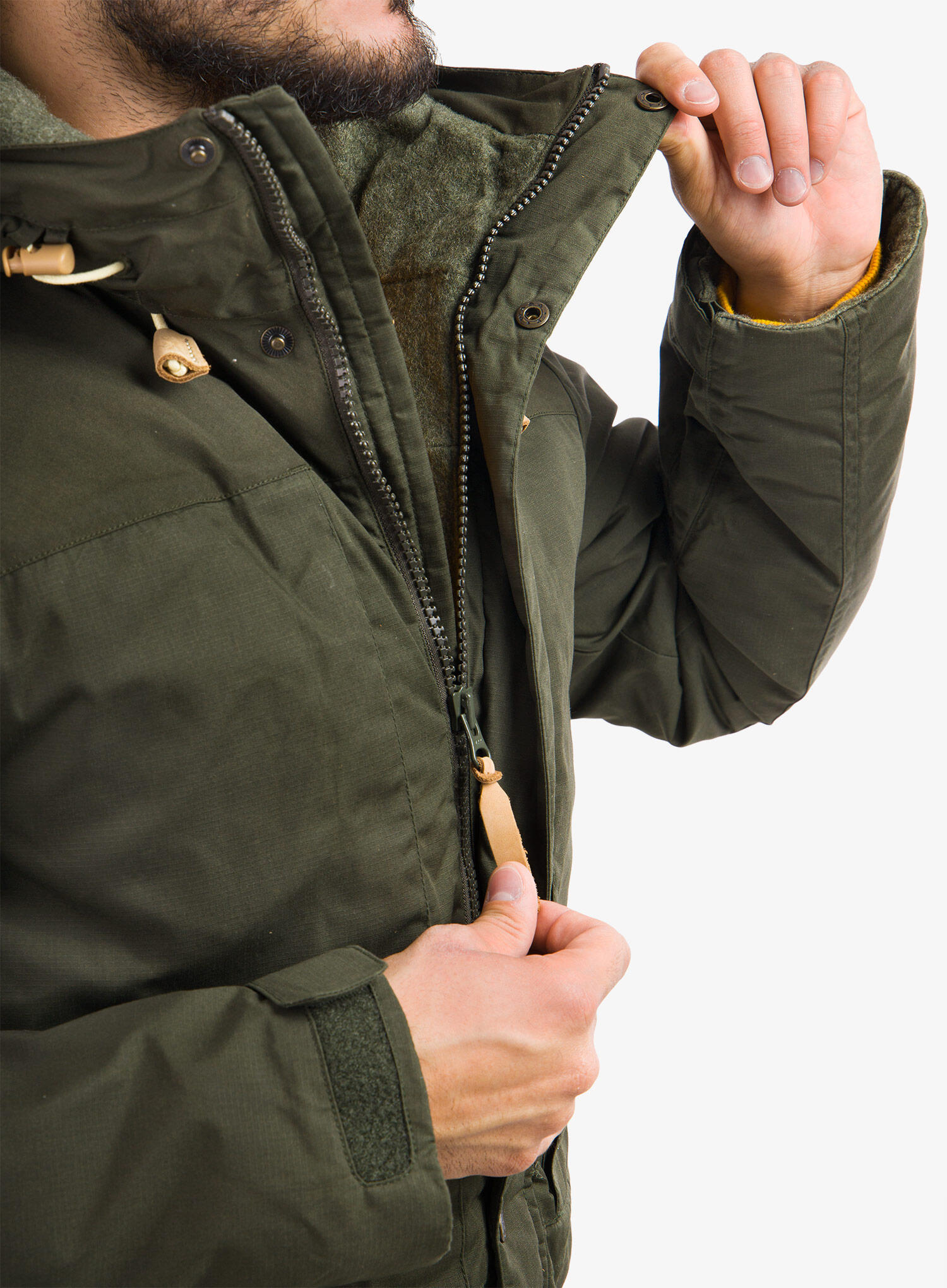 Kurtka ocieplana męska Fjallraven Singi Wool Padded Parka 7/7