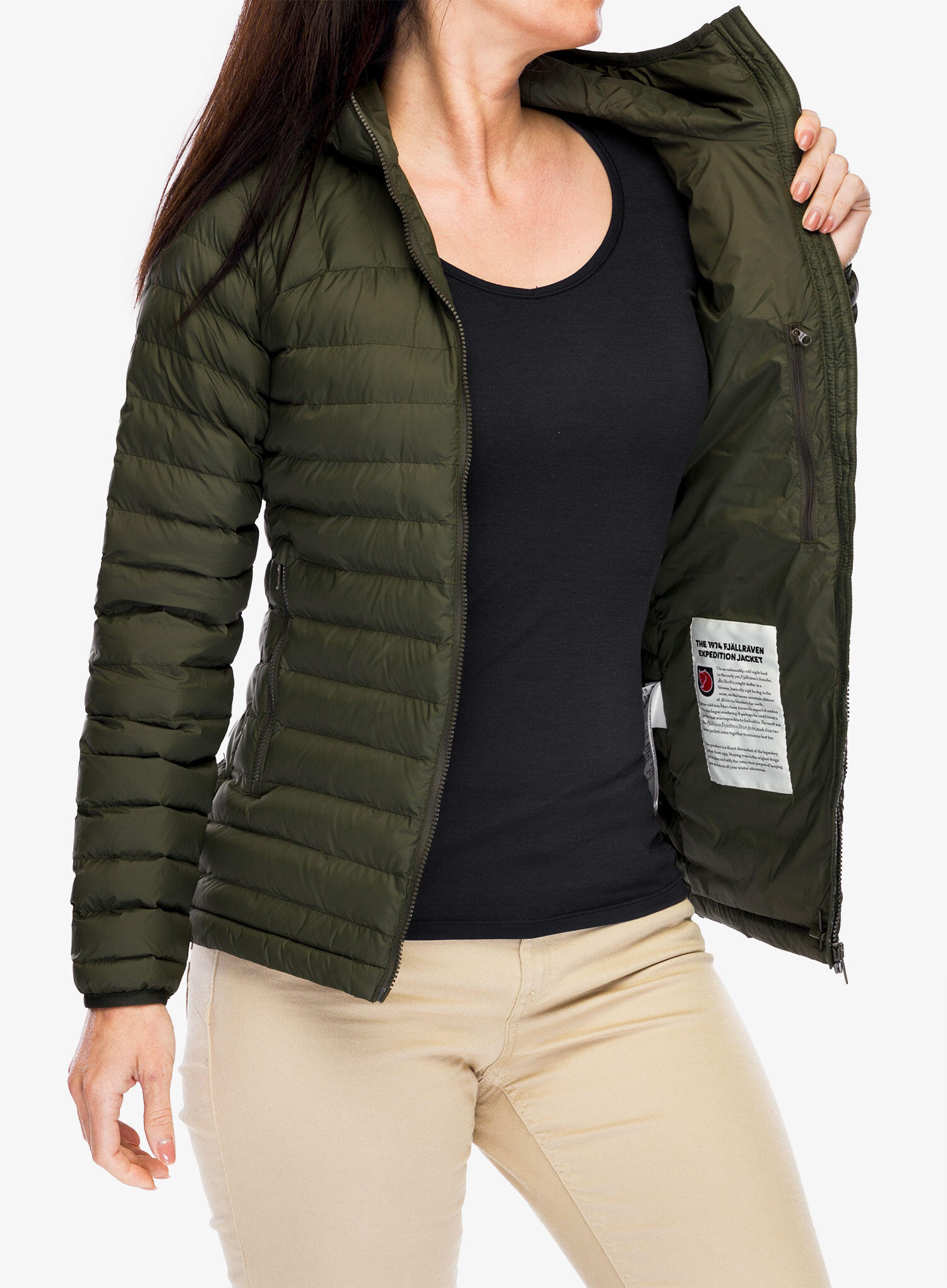 Kurtka ocieplana damska Fjallraven Expedition Latt Hoodie 4/7