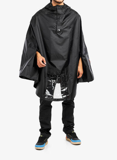 Fahrrad-Regenponcho Bike Poncho black