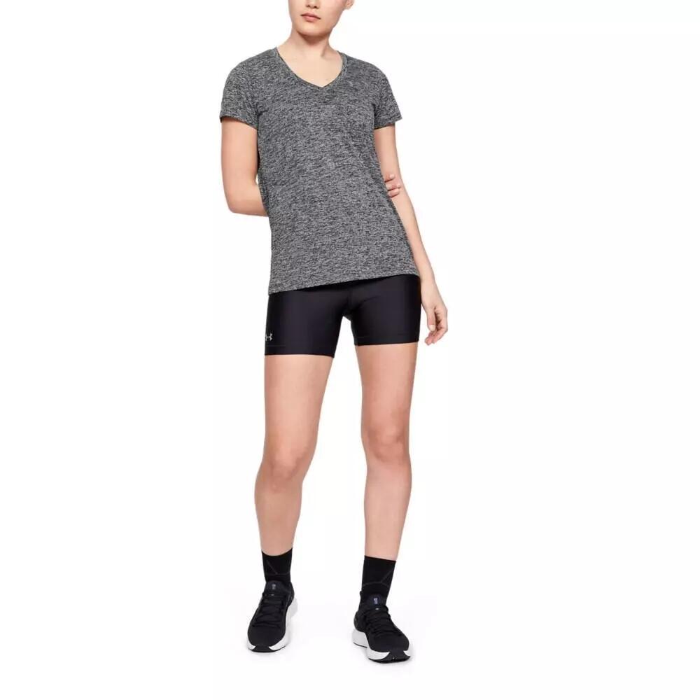 T-SHIRT COL V TWIST UNDER ARMOUR FEMME GRIS  Gris 6/7