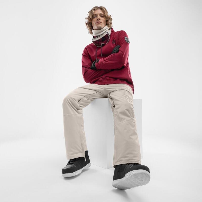 Veste snowboard homme Sports d'hiver W1 Groenland Bordeaux