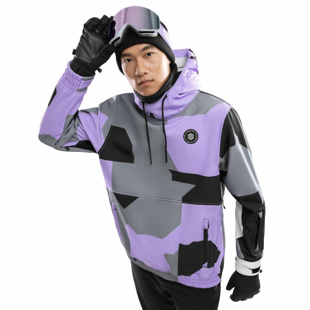 Men Winter sports 's snowboard jacket W1 Tignes Lavender