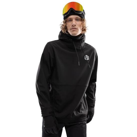 Herren Wintersport snowboardjacke für W1 Skywalk Schwarz