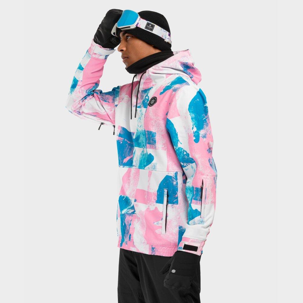 Casaco de snowboard para homem Desportos de inverno W1 Holi Rosa Chiclete 3/7