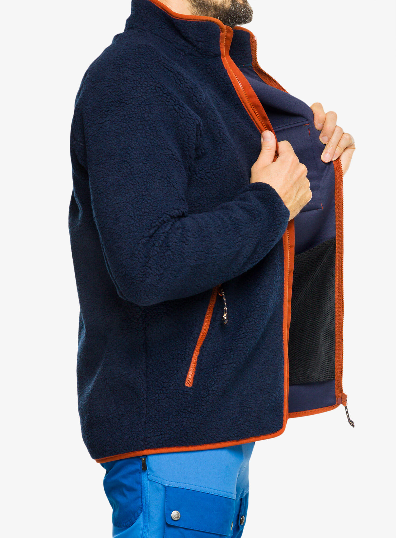 FJALLRAVEN Herren Teddyfleecejacke Vardag 4/7