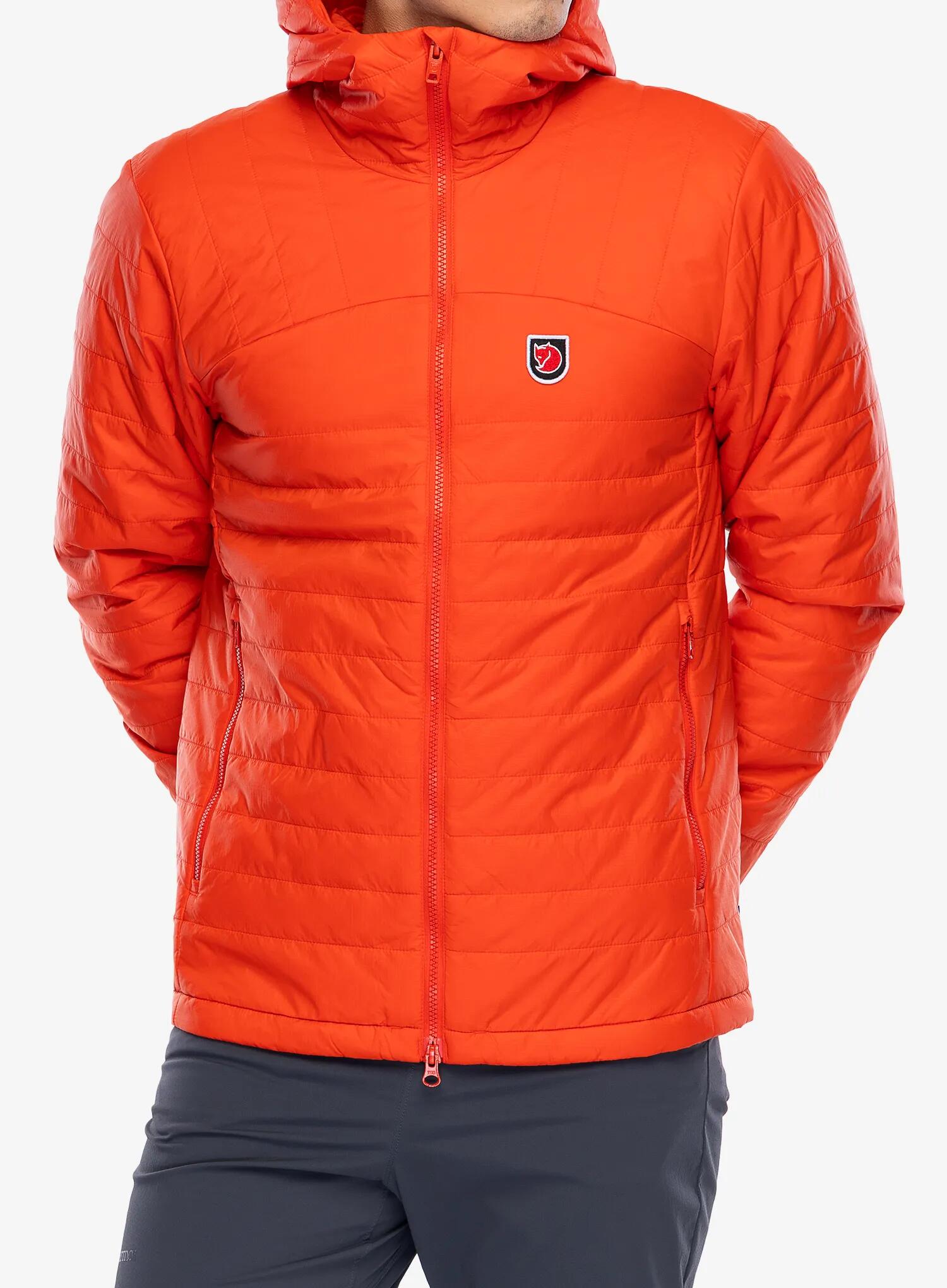 Jaqueta masculina com capuz fjällräven expedition x-lätt