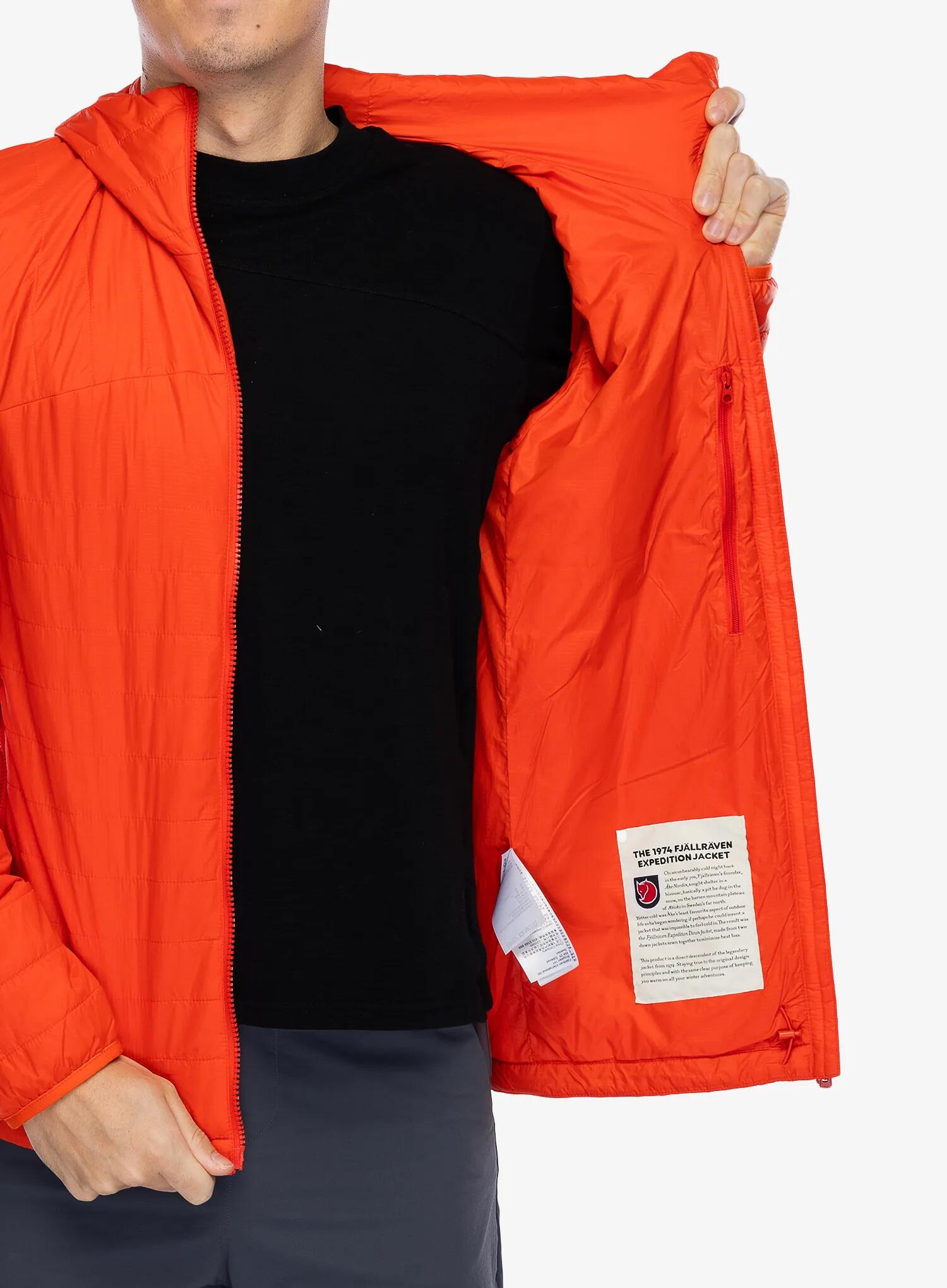 Jaqueta masculina com capuz Fjällräven Expedition X-Lätt 4/7