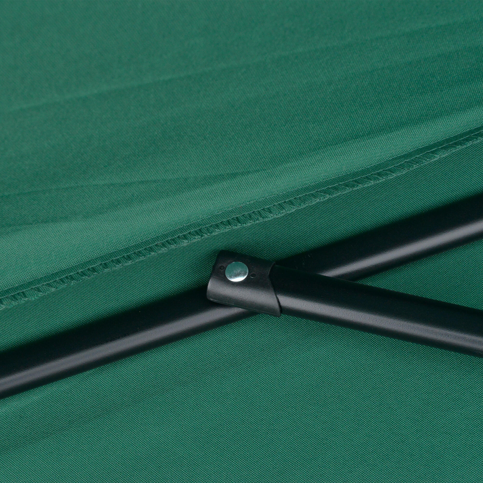Chapéu de Sol Outsunny 269x138x236 cm Verde 5/7