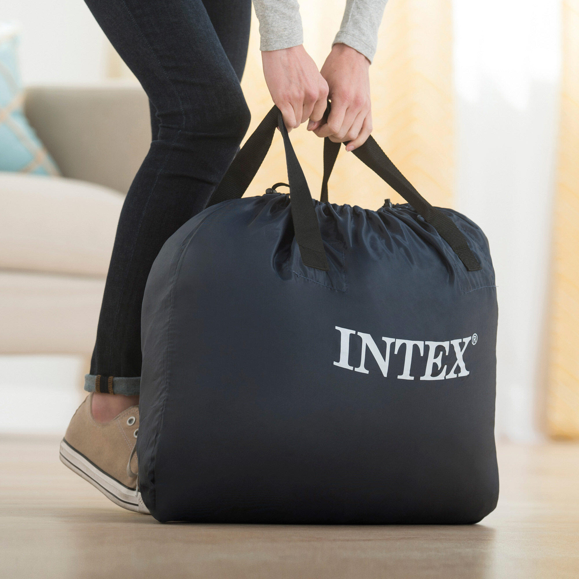 Cama de aire INTEX con cabecero Dura-Beam Deluxe Plush Headboard 5/7