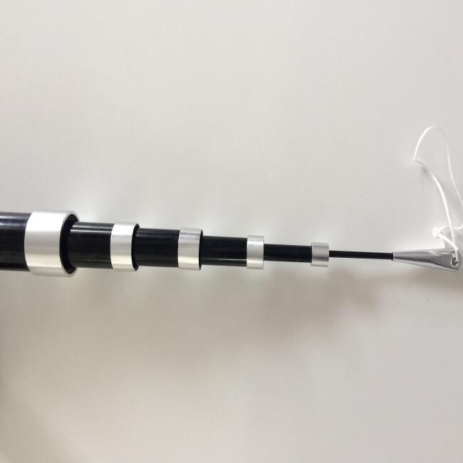 Teleskopstange (6m) aus Glasfaser - ausziehbare Rute für Vogelscheuchen 3/3
